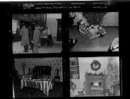 Christmas Decorations and Scenes (4 Negatives), 1950 [Sleeve 25, Folder c, Box 1]